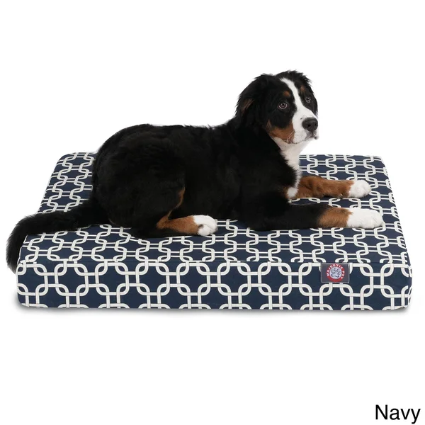 Majestic Pet 78899551236 Teal Links Small Orthopedic Memory Foam Rectangle Dog Bed
