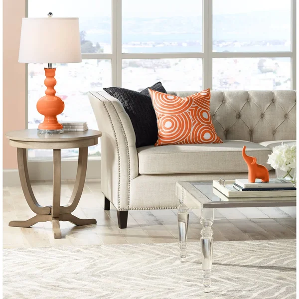 Color + Plus Nectarine Apothecary Table Lamp