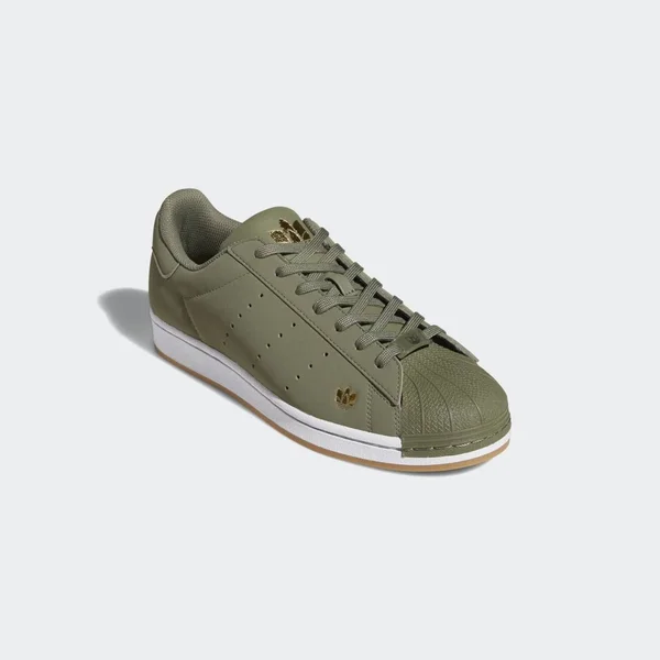 Adidas Originals Mens Superstan - Shoes Legacy Green/White/Gold Size 09.5