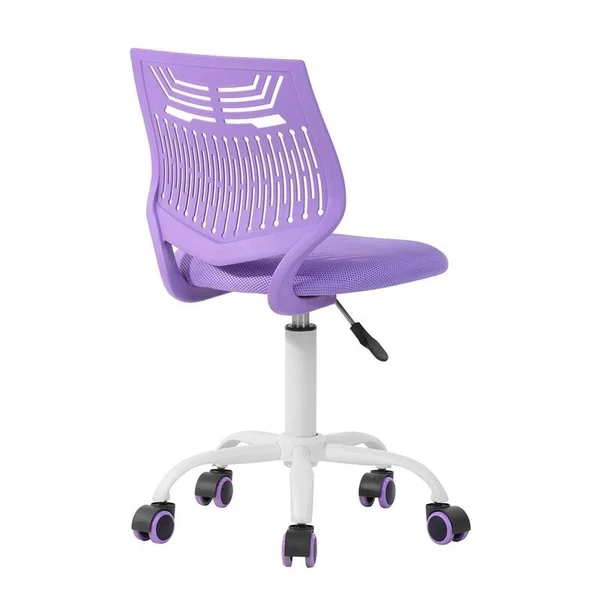 Plastic Task Chair/ Office Chair by AOOLIVE - Purple