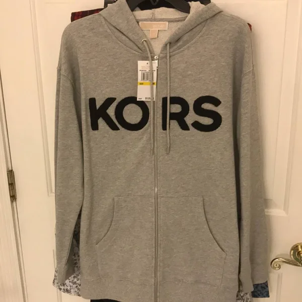 Michael Michael Kors - Kors Cotton Zip-Up Hoodie, Grey, M