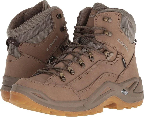 Lowa Men's Renegade GTX Mid Boots Beige 10.5 Medium