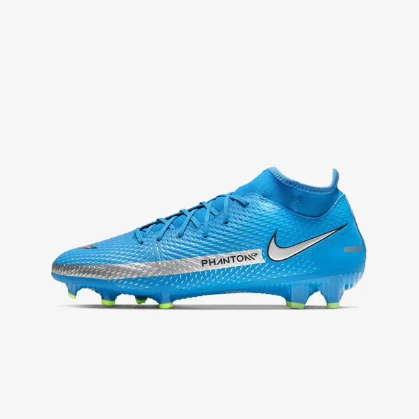 Nike Phantom GT Academy Dynamic Fit FG Soccer Cleats, Men's, Blue
