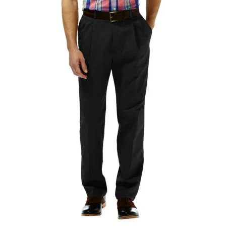 Haggar Big & Tall Work to Weekend Khakis - Pleated