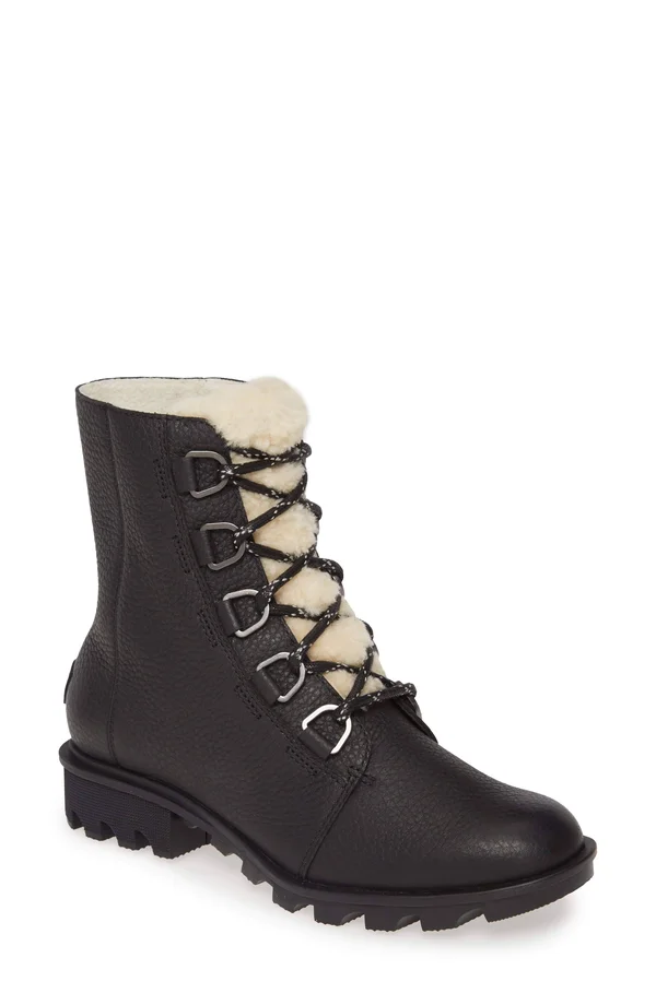Sorel Phoenix Short Lace Cozy Boots Women's 2019 - 6.5 Black