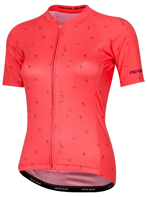 Pearl Izumi Women's Elite Pursuit Short Sleeve Graphic Jersey - Atomic Red Wish - X-Large