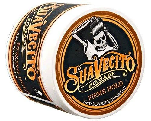 Suavecito Pomade Firme (Strong) Hold 4 oz (Pack of 3)