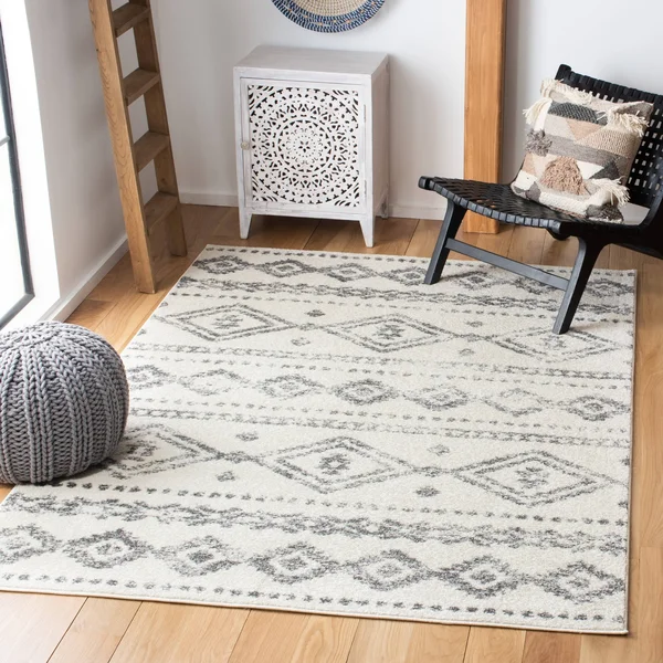 Safavieh Clearance Tulum TUL655A Ivory Rug, 6&7x22x8&7x22 - Rectangular