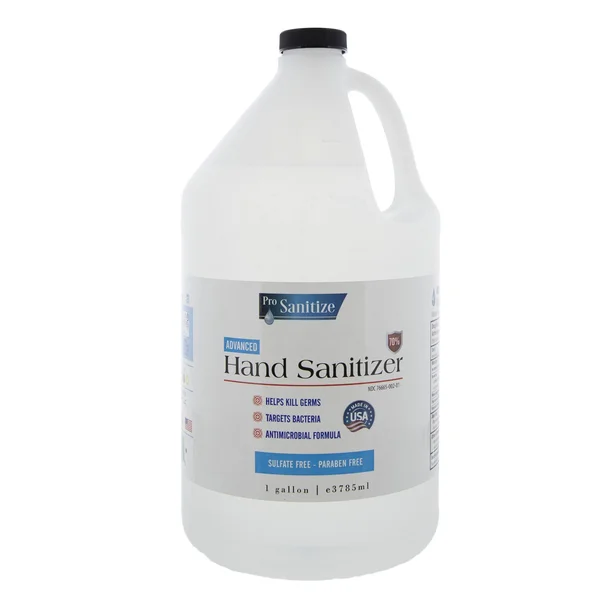 ProSanitize Hand Sanitizer, 1 gal, Unscented, 4/Carton