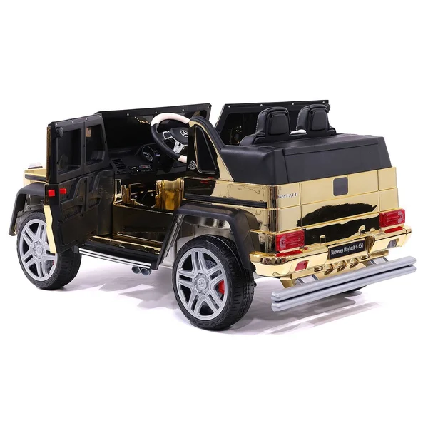 Mercedes Maybach G650 12V Kids Ride-On Car with Parental Remote, Gold