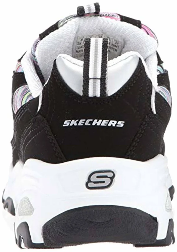 Skechers Women's D&Lites Interlude Sneaker - Black Multi - Size: 11