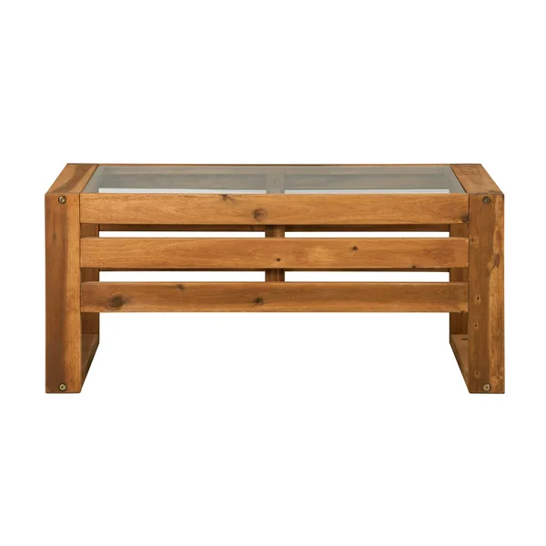 Middlebrook Designs Hudson Acacia Outdoor Coffee Table - 36 x 20 x 16h