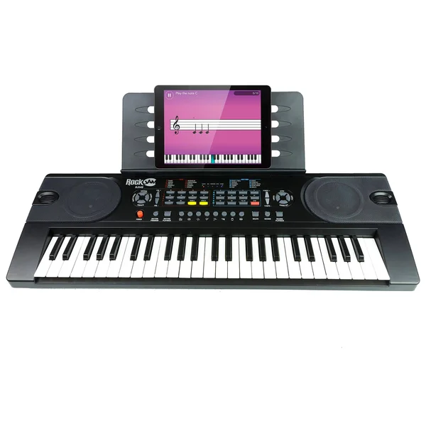 RockJam (RJ549) 49-Key Portable Electric Keyboard Piano with Power Supply - Sheet Music Stand and Simply Piano App