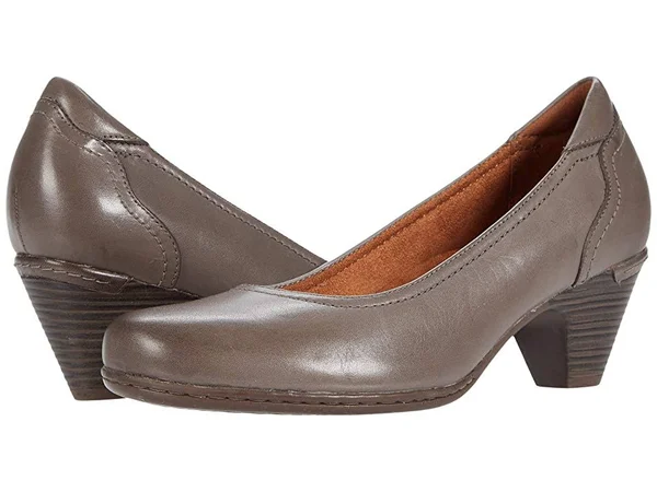 Cobb Hill Adaline Pump Women's Shoes Grey : 5.5 B