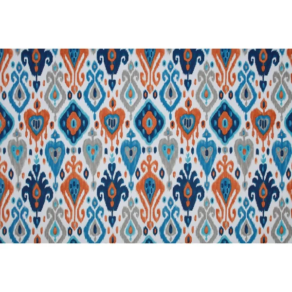 Pillow Perfect Outdoor, Indoor Paso Azure Blue Rectangular Throw Pillow (Set of 2)