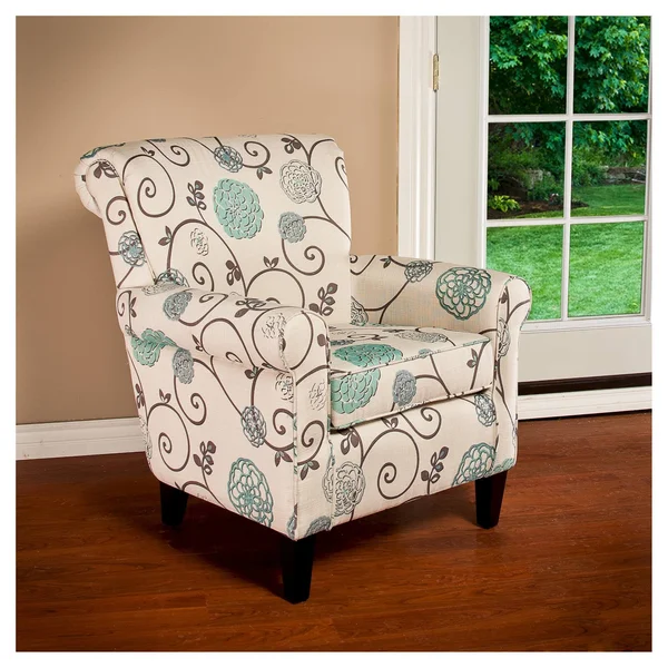 Floral Club Chair