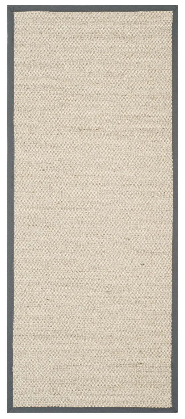 Safavieh Natural Fiber Marble & Dark Grey 6& x 6& Round Rug