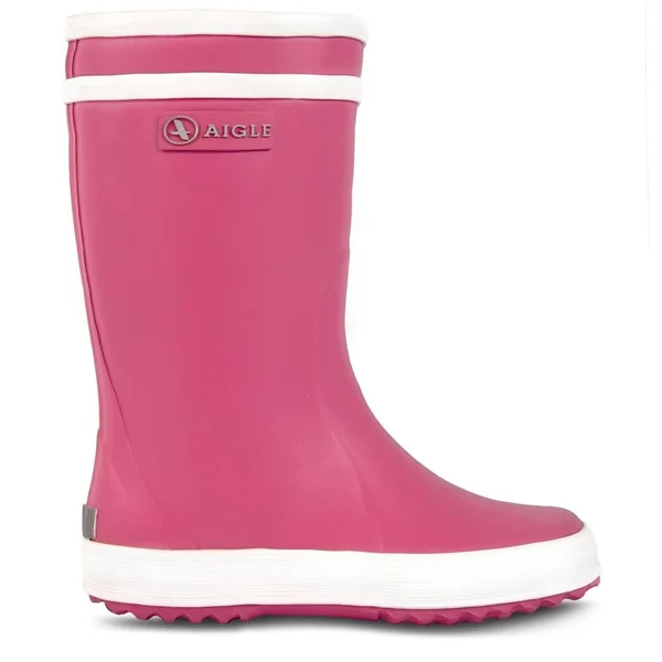 Aigle Child Lolly Pop Pink Rubber Wellingtons Boots