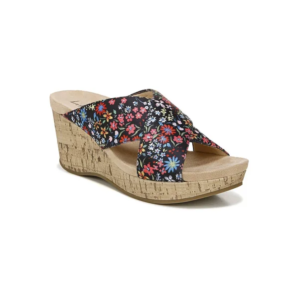 Women's LifeStride Donna Wedge Sandal - Black - Size 9