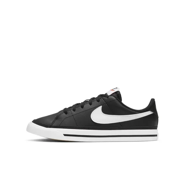 Nike Court Legacy Black/White Grade School Kids& Shoes - Size: 4