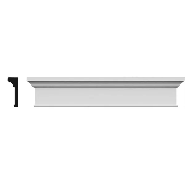 130 inch Bottom Width x 133 1/8 inch Top Width x 6 1/8 inchh x 1/2 inchp Craftsman Crosshead
