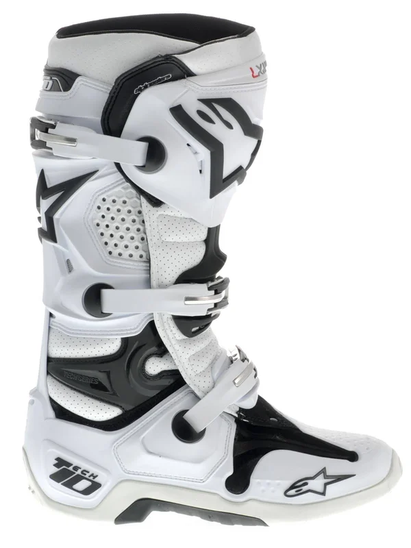 Alpinestars Tech 10 Boots White Vented 7