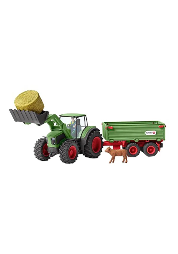 Schleich Farm World Tractor with Trailer