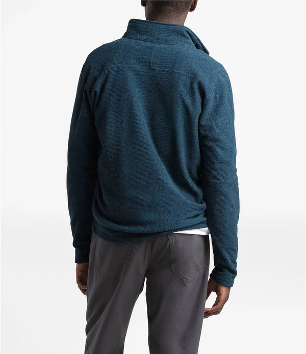 The North Face Men's Textured Cap Rock 1/4 Zip Pullover - Medium, Blue