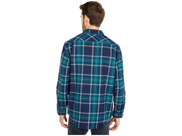 Burton Men's Brighton Performance Flannel - Dress Blue Classic, M
