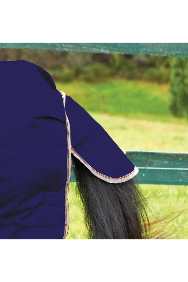 Weatherbeeta ComFiTec Essential Standard Neck Lite - Navy/Silver/Red