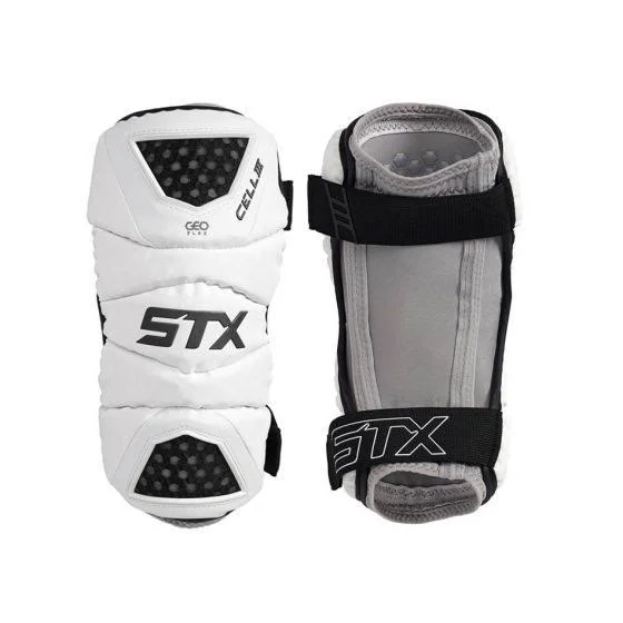 STX Cell III Lacrosse Arm Pads - White, M