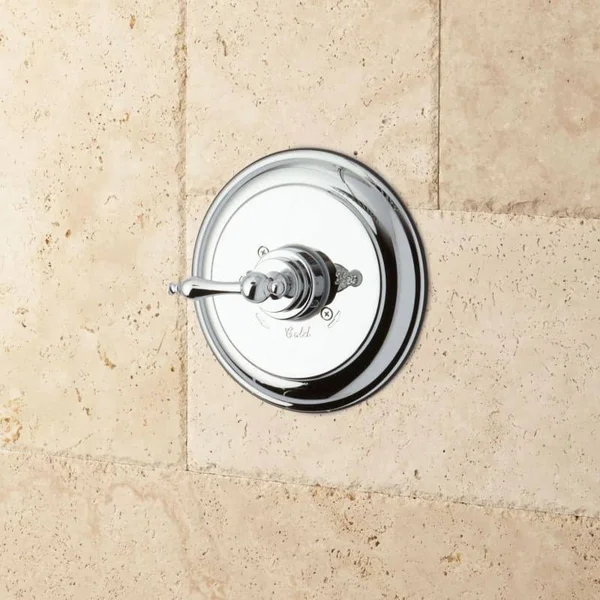 Signature Hardware 926373 Pressure Balance Shower Valve - Chrome - Size: 1, Silver