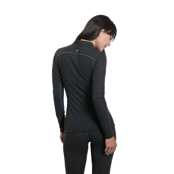 Kuhl Women's AKKOMPLICE Zip Neck (S Carbon)