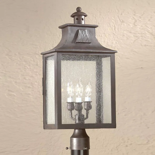 Troy Lighting - PCD9006OBZ - Three Light Post Lantern - Newton - Old Bronze