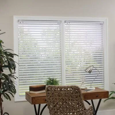Room Darkening White Horizontal/Venetian Blind Latitude Run Blind Size: 51x22W x 48x22L