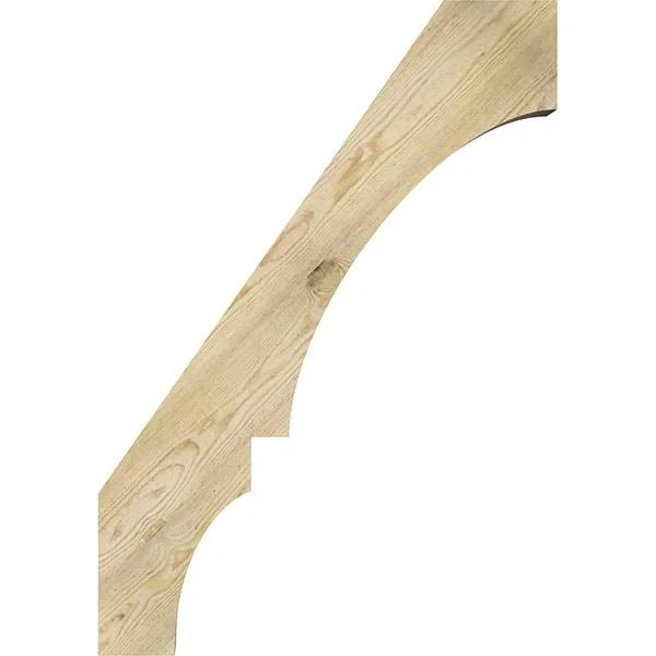Ekena Millwork 6x22W x 28x22D x 40x22H Balboa Rough Sawn Brace, Douglas Fir