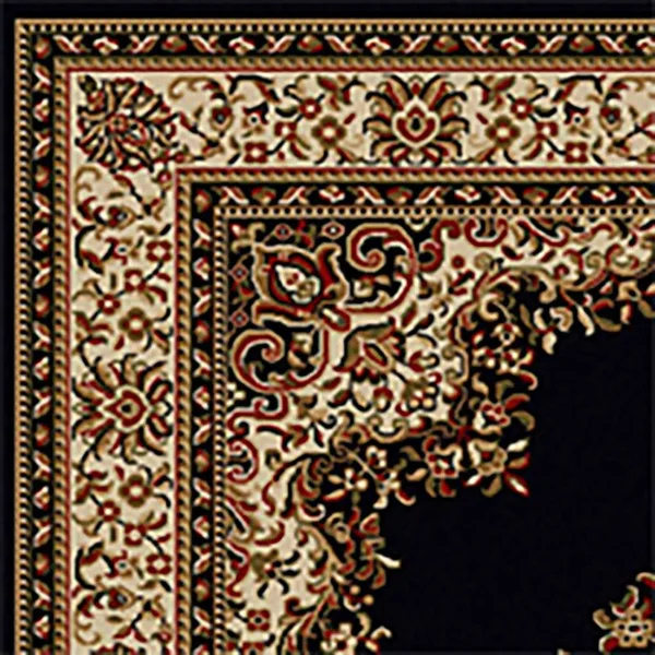 Radici Como 1595 7&9x22 x 11&0x22 Black Area Rug
