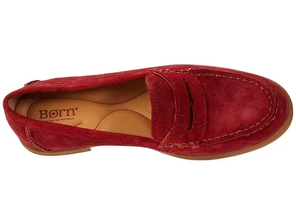 Born Women's &Bly& Casual Shoe (US Size 11) in Red
