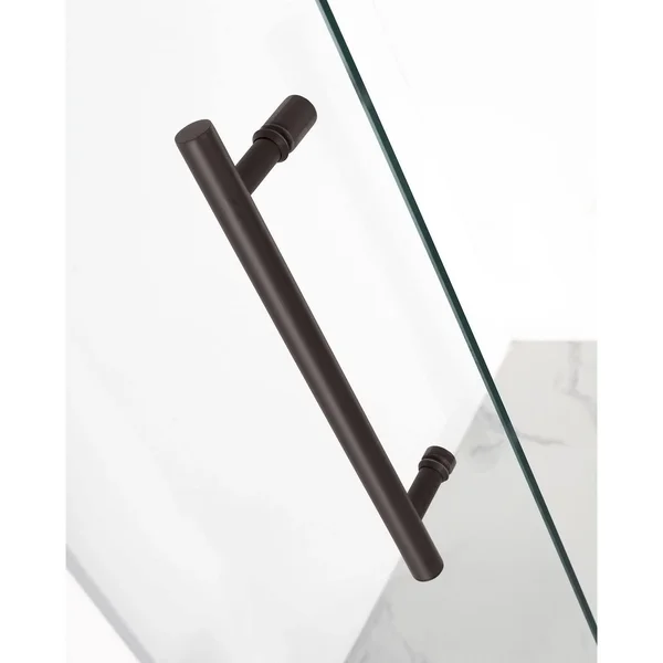 Aston SDR985 Nautis Completely Frameless Hinged Shower DOOR - Chrome, 71-in L x 72-in H