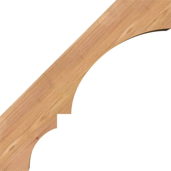 3 1/2x22W x 10x22D x 18x22H Balboa Smooth Brace, Western Red Cedar
