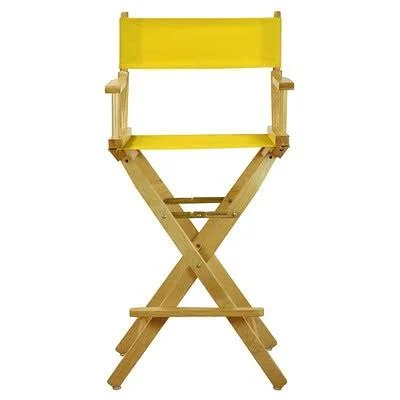 Casual Home Folding Director Chair - Gold