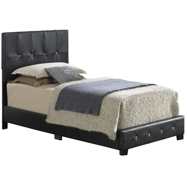 Glory Furniture Nicole G2573-TB-UP Twin Bed, Black