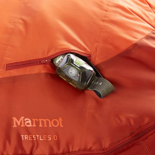 Marmot Trestles 0 Sleeping Bag - Orange Haze/Dark Rust