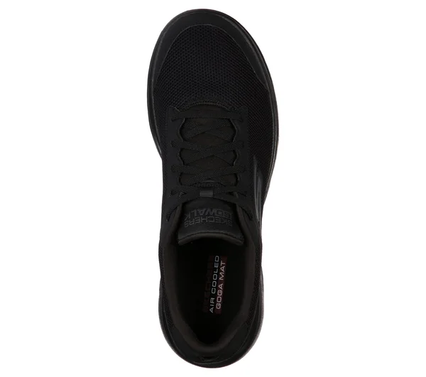 Skechers Men's GOwalk 5 Walking Shoes, Black/Black, 10.5