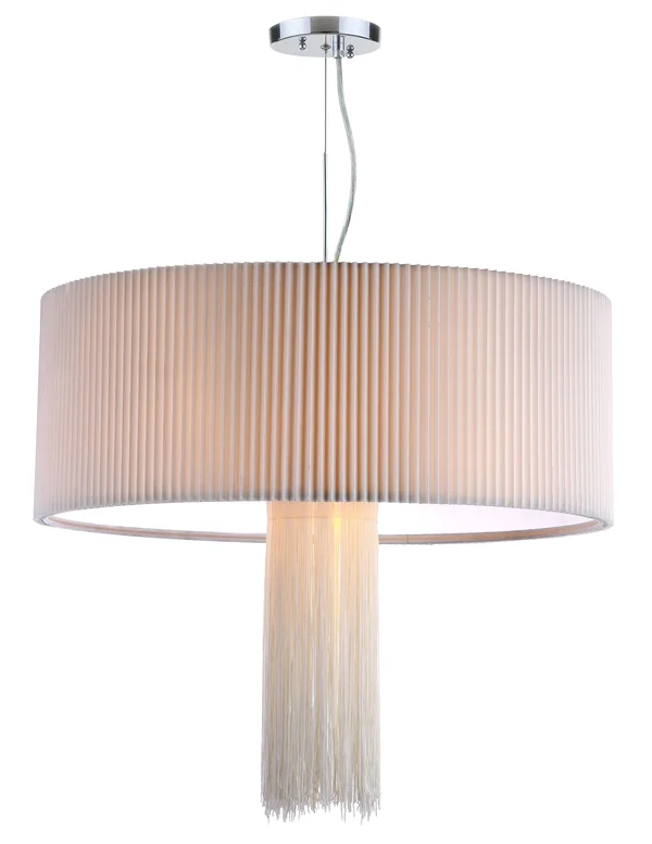 Safavieh Schroom Chrome 3-Light 24x22 Adjustable Pendant