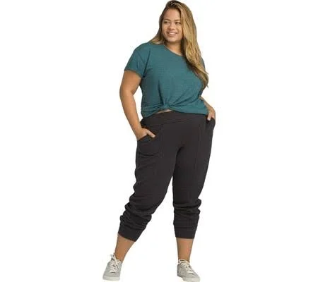 Prana Women's Cozy Up Pant - Plus - 3X - Charcoal Heather