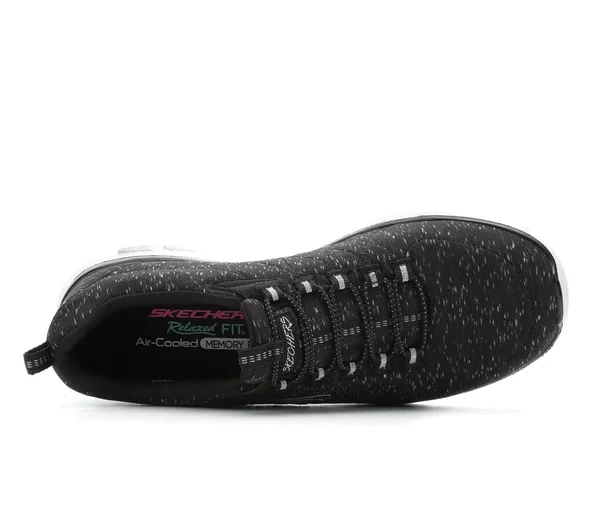 Women's Skechers Empire D&Lux Sparkling Pops 12827 Sneakers in Black Size 7.5 Medium