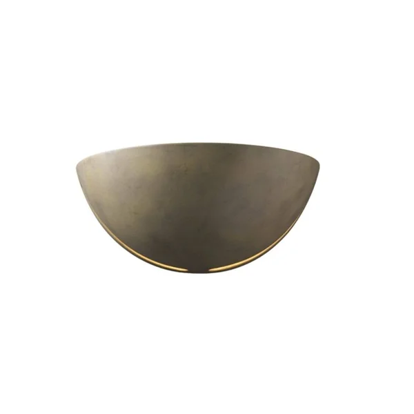 Justice Design CER-1385-STOA Ambiance - Large Cosmos Wall Sconce Agate