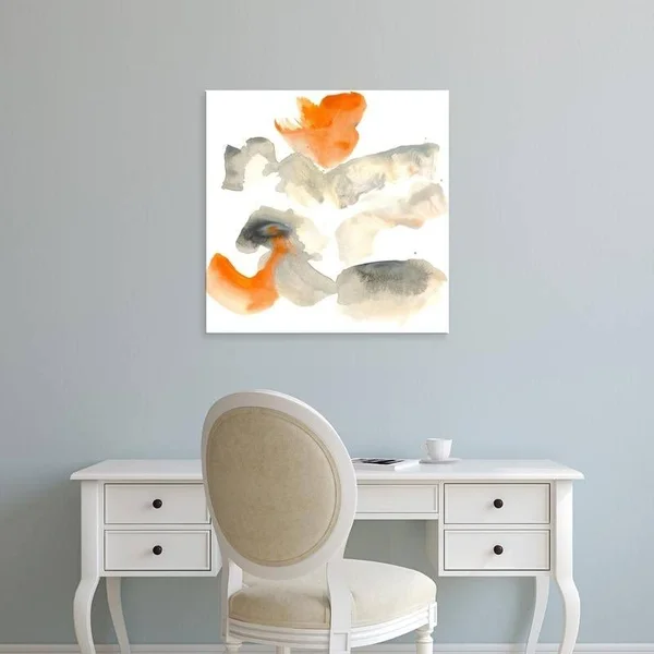 Easy Art Prints Iris Lehnhardt's 'Hang Loose I' Premium Canvas Art - 16 x 16 - Classic Black Frame