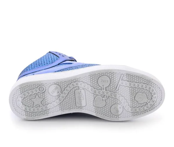Women's Pastry Pop Tart Glitter High Top Sneaker, Size: 10, Blue